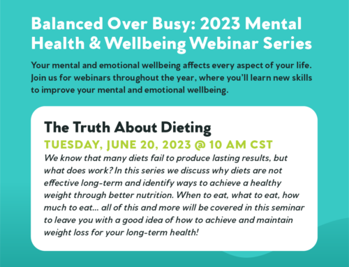 Balanced Over Busy | June Webinar: The Truth About Dieting